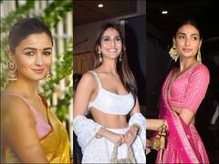 PICS: Alia Bhatt, Vaani Kapoor, Athiya Shetty Dazzle In Ethnic Outfits At Anushka Ranjan's Wedding