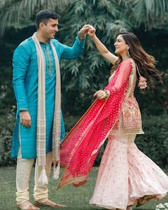 PICS From Shraddha Arya’s Engagement, ‘Kundali Bhagya’ Actress Looks Alluring In Sharara
