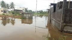 தருமபுரி: மழை வெள்ளத்தால் மூன்று புறமும் தண்ணீர் சூழ்ந்து தீபகற்பமான அரூர்