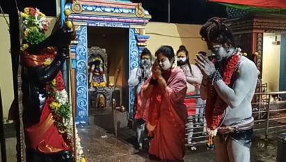 Agori married a woman from Kolkata in Trichy அகோரியை பிடித்த காதல் வைரஸ் - அரைநிர்வாண கோலத்தில் கொல்கத்தா பெண்ணுடன் திருமணம்