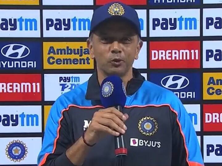 INDvsNZ 3rd T20 match Rahul Dravid Statement on New zealand and team India IND vs NZ T20 Series: कोच द्रविड़ बोले- पैर जमीं पर रखने होंगे, न्यूजीलैंड के लिए वर्ल्ड कप के तीन दिन बाद सीरीज खेलना नहीं था आसान