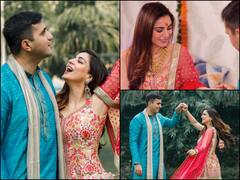 PICS From Shraddha Arya’s Engagement, ‘Kundali Bhagya’ Actress Looks Alluring In Sharara