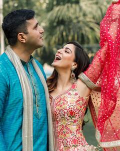 PICS From Shraddha Arya’s Engagement, ‘Kundali Bhagya’ Actress Looks Alluring In Sharara