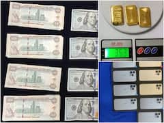 Gold Smuggling: శంషాబాద్ ఎయిర్ పోర్టులో భారీగా బంగారం, విదేశీ కరెన్సీ పట్టివేత... ఓ ప్రయాణికుడి వద్ద 9 ఐఫోన్లు స్వాధీనం