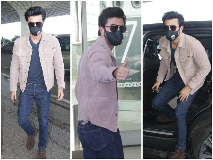 Alia Bhatt picks a denim jacket and jeans look for her flight with Ranbir  Kapoor | VOGUE India