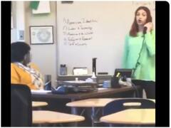 लड़की ने क्लास टीचर के साथ की बदतमीजी, गाली-गलोच कर जड़ दिया थप्पड़, देखें VIDEO