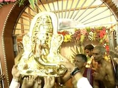 Diveagar :  रायगडमधील दिवेआगारात तब्बल 9 वर्षांनी सुवर्णगणेशाची प्रतिष्ठापना