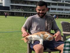 Virat Kohli पडला मांजरीच्या प्रेमात, फोटो शेअर करत अनुष्कालाही दिला भन्नाट रिप्लाय