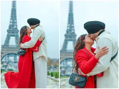 Neha Kakkar- Rohanpreet Singh Photo: प्यार के शहर पेरिस में Rohanpreet Singh संग रोमांटिक हुईं Neha Kakkar, पति को किया बीच सड़क पर Kiss