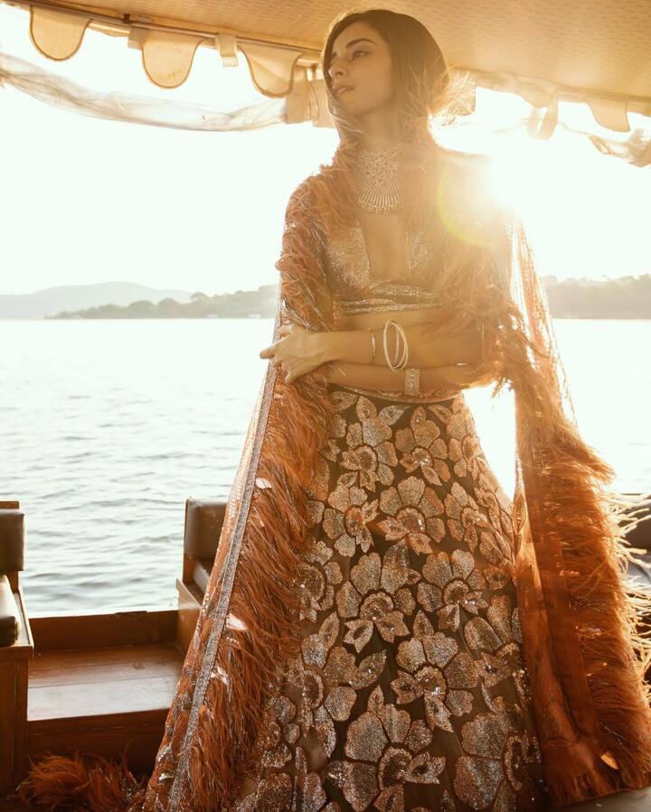 The ‘Pati Patni Aur Woh’ actress is currently busy shooting for her upcoming film ‘Liger’ in Las Vegas. She has been sharing some fun moments from the sets on her Instagram. (Image courtesy - @ananyapanday/Instagram)