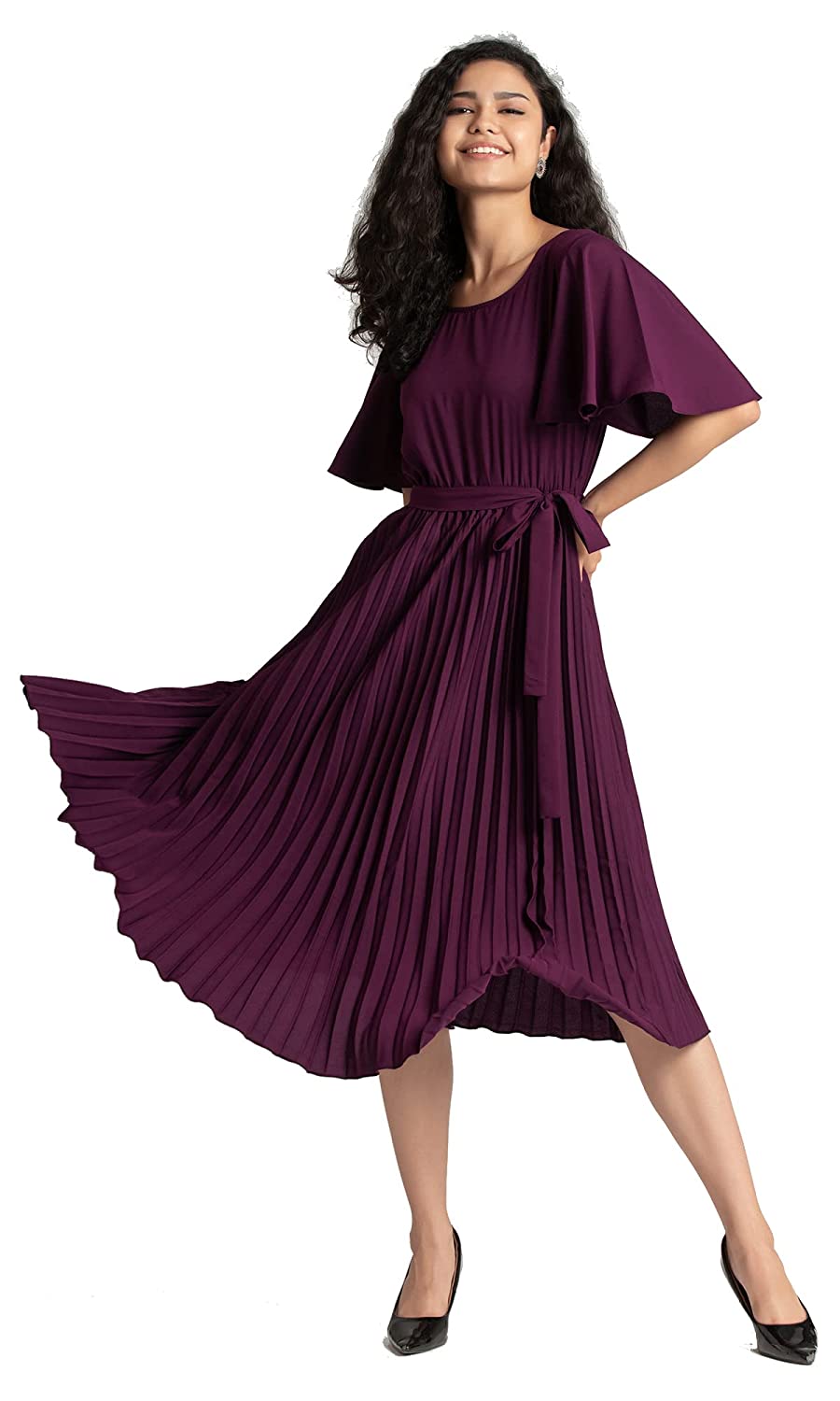 Christmas Dresses for Women 2023, Women's Dresses Halter Ruffle Long Sleeve  Strap Splicing Printed Big Hem Maxi Dress Sweater Dress Great Gatsby  Costume Woman Dresses Sweater (S, Wine) at Amazon Women's Clothing