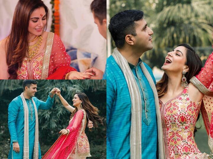 Shraddha Arya Engagement: टेलीविजन सीरियल 'कुंडली भाग्य' (Kundali Bhagya) की प्रीता यानि अभिनेत्री श्रद्धा आर्या (Shraddha Arya) की शादी हो गई है. शादी की तस्वीरें और वीडियो तो आपने खूब देखें होंगे लेकिन श्रद्धा आर्या की सगाई की तस्वीरें पहली बार ही सामने आई हैं. श्रद्धा आर्या की सगाई की तस्वीरें देखने के लिए रुख कीजिए आगे की स्लाइड्स का...
