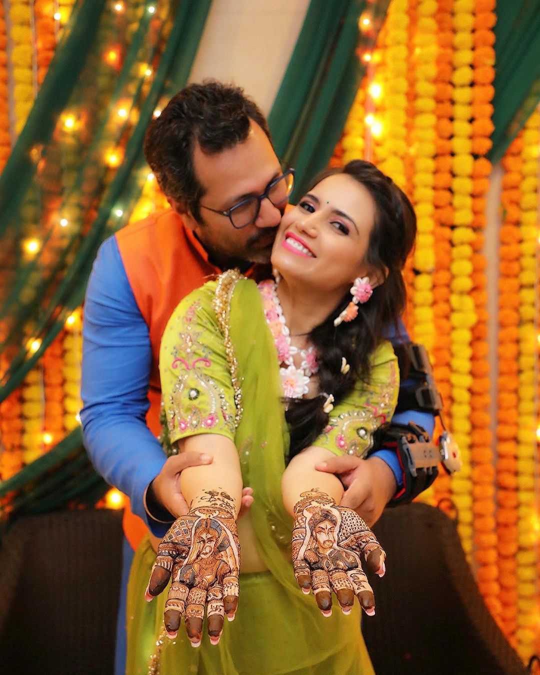 A peek at Aisha Khan and Maj Uqbah's mehndi