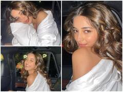 Ananya Panday Photos: कार में बाथरोब पहने अनन्या पांडे ने दिए कातिलाना पोज, इंटरनेट पर मचाया तहलका