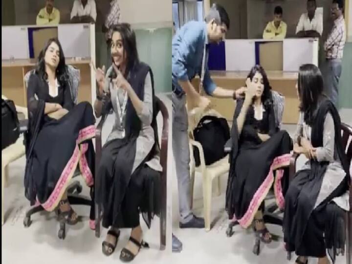 actor sathish teasing pavithra in naai sekar set watch video | நாய் சேகர் ஷூட்டிங் ஸ்பாட்டில் ஹீரோயினை கலாய்த்த சதீஷ் ! - வைரலாகும் வீடியோ!