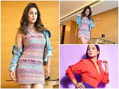 Hina Khan Latest Photos: Hina Khan ने शॉर्ट ड्रेस में दिखाई अदाएं, डेनिम जैकेट के साथ मारा पोज, हिना की लेटेस्ट फोटोज ने बढ़ाया इंटरनेट का पारा