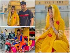 Amritsar Golden Temple: पति के साथ अमृतसर के स्वर्ण मंदिर पहुंची Dimple Jhangiani, मंदिर की खूबसूरती ने जीता एक्ट्रेस का दिल