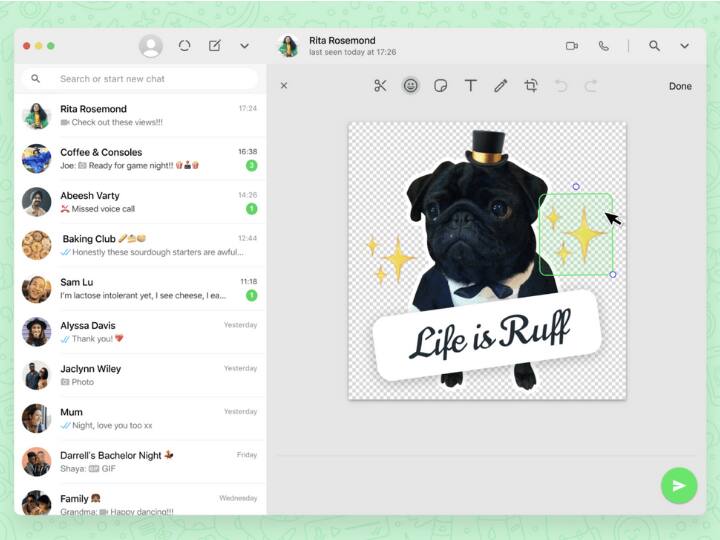 WhatsApp Built In Sticker Maker rolling out For Web And Desktop Heres How To Use WhatsApp Built-In Sticker Maker For Web And Desktop Is Here: Here's How To Use