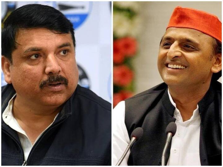 UP Election 2022: MP Sanjay Singh met Akhilesh in Lucknow, after RLD, now ready to join hands with AAP too UP Election 2022: लखनऊ में अखिलेश से मिले सांसद संजय सिंह, क्या RLD के बाद अब AAP से भी हाथ मिलाने को हैं तैयार!