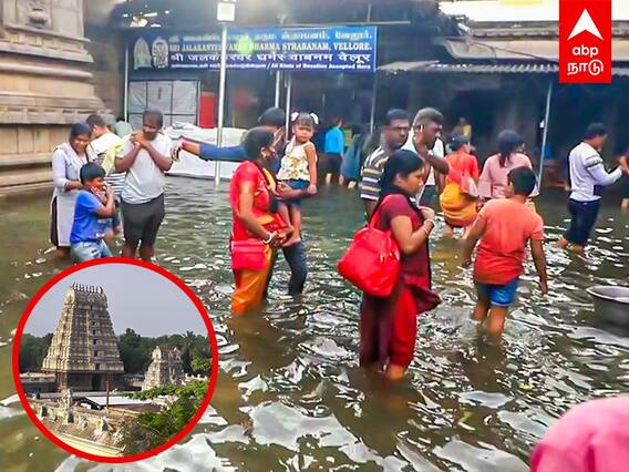 Vellore Flood: வெள்ளத்தில் மிதக்கும் வேலூர் கோட்டை ஜலகண்டேஸ்வரர் ஆலயம்