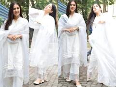 In Pics : Sara Ali Khan चा देसी लूक, मनमोहक अंदाजावर चाहते फिदा