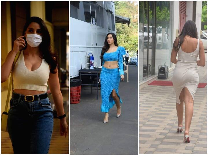 नोरा फतेही: बॉलीवुड की ग्लैमरस एक्ट्रेस और बेली डांसर नोरा फतेही वैसे तो अक्सर अपने स्वैग और स्टाइल के चलते सुर्खियों में बनी रहती हैं, लेकिन पैपराजी देखते ही मैडम नोरा की कमर अपने आप मटकने लगती हैं. और उनकी इन्ही अदाओं को पैपराजी अपने कैमरे में कैद करना कभी नहीं भूलता. नतीजा ये निकलता है कि एक्ट्रेस की तस्वीरें सोशल मीडिया पर वायरल हो जाती है और उनका दिलकंश अंदाज देख फैंस की सांसे भी थम जाती हैं