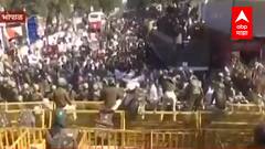 Madhya Pradesh NSUI : मध्यप्रदेशची राजधानी भोपाळमध्ये NSUIच्या मोर्चावर पोलिसांचा जोरदार लाठीमार