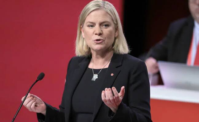 Sweden first female PM resigns hours after appointment Sweden First Female PM : स्वीडनच्या पहिल्या महिला पंतप्रधानांचा नियुक्तीनंतर काही तासांनी राजीनामा, नक्की काय घडलं?