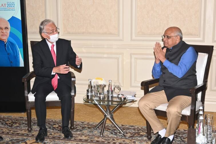 CM Bhupendra Patel who went to Delhi for Vibrant Summit met which top foreign businessman વાયબ્રન્ટ સમિટ માટે દિલ્લી ગયેલા CM ભૂપેન્દ્ર પટેલ ક્યા ટોચના વિદેશી ઉદ્યોગપતિને મળ્યા ? 16 હજાર કરોડના રોકાણની વિગતો મેળવી