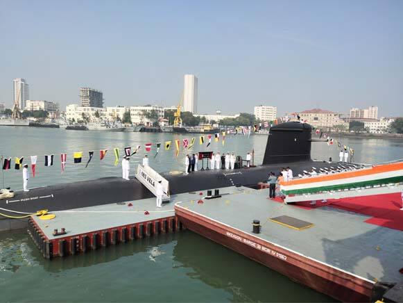 आयएनएस वेलाचा समावेश झाल्यामुळे भारतीय नौदलाची ताकद वाढली आहे.   (photo twitted by @DefPROMumbai)