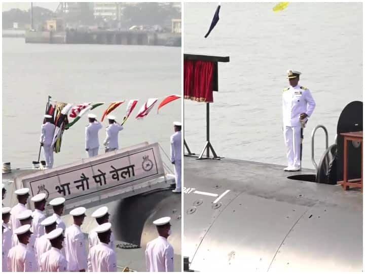 INS Vela submarine commission in Indian Navy Chief Admiral Karambir Singh INS Vela: भारत के दुश्मन सावधान! समुद्र की 'साइलेंट किलर' भारतीय नौसेना में शामिल