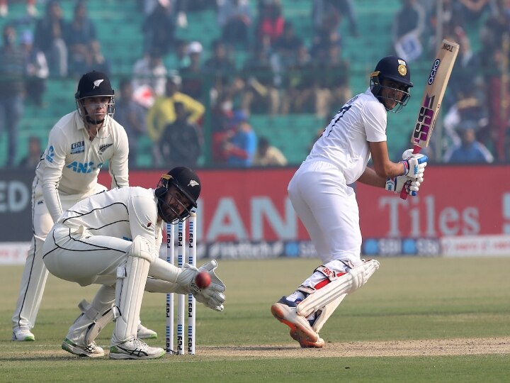 IND vs NZ 1st Test Day 1: அரைசதம் அடித்த கையோடு, போல்டான சுப்மன்கில்..! கரைசேர்ப்பார்களா புஜாரா - ரஹானே ஜோடி?