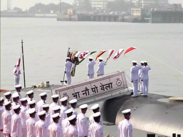 Project 75 Indian Navy Commissions Fourth Stealth Scorpene Class Submarine INS Vela INS Vela Commissioned Into Indian Navy In Presence Of Admiral Karambir Singh In Mumbai - All About It