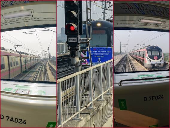 तस्वीरों में देखें दिल्ली मेट्रो की पिंक लाइन पर ड्राइवरलेस ट्रेन, दुनिया में हासिल किया ये मुकाम तस्वीरों में देखें दिल्ली मेट्रो की पिंक लाइन पर ड्राइवरलेस ट्रेन, दुनिया में हासिल किया ये मुकाम