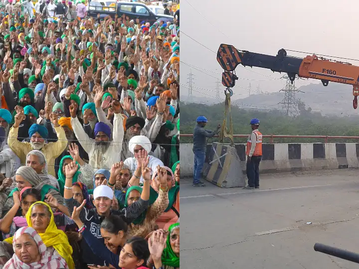 One Year of Farmer's Protest: Thousands head to Delhi’s borders to mark this special day One Year of Farmers Protest : ਕਿਸਾਨ ਸੰਗਠਨਾਂ ਦੇ ਐਲਾਨ ਤੋਂ ਬਾਅਦ ਦਿੱਲੀ ਦੀ ਸਰਹੱਦ 'ਤੇ ਲੱਗਣ ਲੱਗੇ ਬੈਰੀਕੇਡ, ਪੁਲਿਸ ਬਲ ਤਾਇਨਾਤ