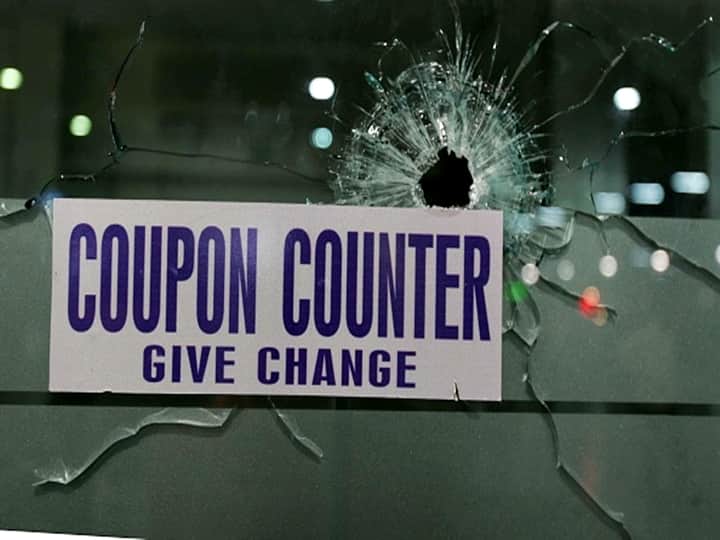 Another explosion took place at Mazagaon, in Mumbai's port area, and in a taxi at Vile Parle. The photo dated November 27, 2008, captures a bullet shot as seen at coupon counter. (File Photo: Getty Images)