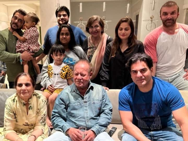 Salman khan wishes happy birthday to his father salim khan and share new family photo Salman Khan Wish Salim Khan: Salman Khan ने पिता Salim Khan को किया जन्मदिन विश, पूरे परिवार के साथ शेयर की फोटो