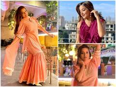 Monalisa Latest Photos: Monalisa का देसी लुक बना देगा दीवाना, भोजपुरी एक्ट्रेस ने शरारा सूट का दुपट्टा लहराते हुए दिया ग्लैमरस पोज