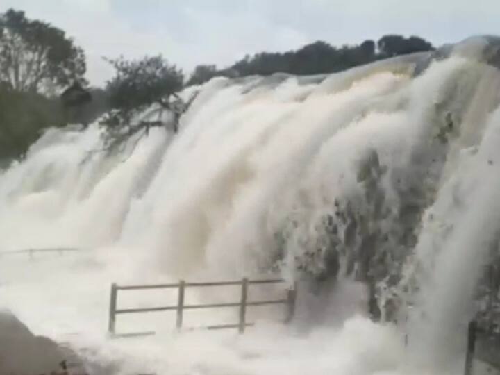 Heavy rains in Kanyakumari - Flood in Tirprappu falls கன்னியாகுமரியில் தொடர் கனமழை - திற்பரப்பு அருவியில் வெள்ளப்பெருக்கு