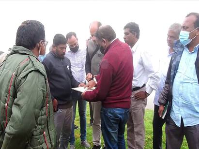 Helicopter landing at Kodaikanal - Aerospace Technology Team Study கொடைக்கானலில் ஹெலிகாப்டர் இறங்குதளம் - வான்வெளி தொழில்நுட்ப குழு ஆய்வு