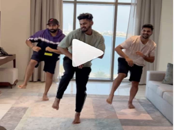Rohit Sharma Shares Shreyas Iyer and his dance video on instragram reel Shreyas Iyer : अय्यरच्या शतकावर सर्वच आनंदी, रोहित शर्माने शेअर केला डान्स VIDEO