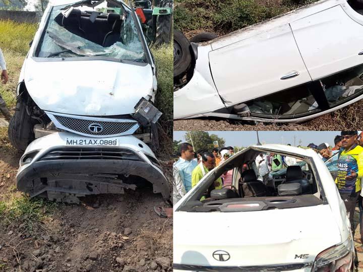 Jalna Accident 3 students died at horrific accident near jalnas Ghansavangi Jalna Accident : दुचाकीस्वाराला वाचवण्याच्या प्रयत्नात भीषण अपघात, टायपिंग परीक्षेला जाणाऱ्या तीन विद्यार्थ्यांचा मृत्यू