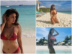 Disha Patani Photos: समुद्र किनारे Disha Patani ने Bikini में दिए ग्लैमरस पोज, तस्वीरों ने इंटरनेट पर मचाया तहलका