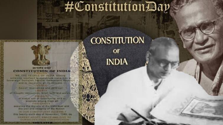 Constitution Day 2021 India Original Constitution was Handwritten by Indian Calligrapher Prem Bihari Narain Raizada Constitution Day 2021: সংবিধান হাতে লিখতে সময় লেগেছিল প্রায় ৩ বছর, প্রচ্ছদ-অলঙ্করণের দায়িত্বে ছিলেন নন্দলাল বসু