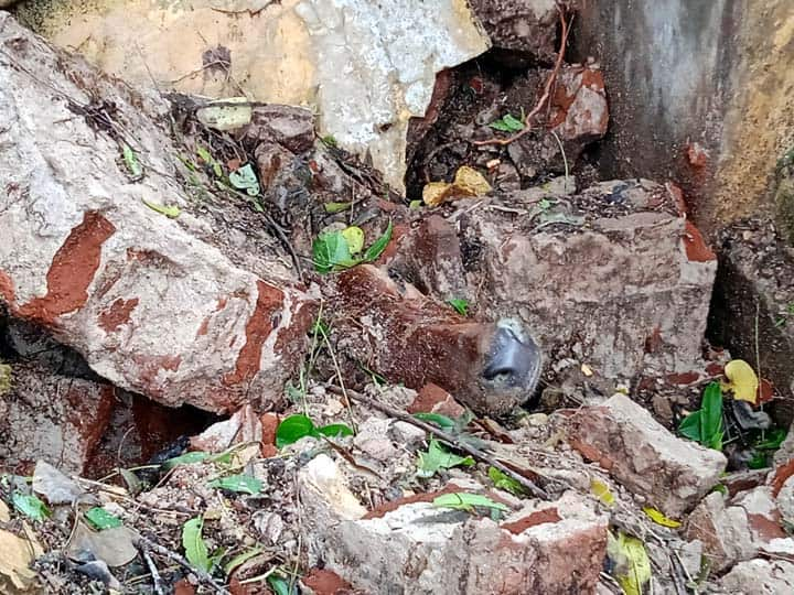 Annathana Chatram built by King Sarapoji in Thanjavur - collapsed due to heavy rain தஞ்சையில் சரபோஜி மன்னரால் கட்டப்பட்ட அன்னதான சத்திரம் - கனமழையால் இடிந்து விழுந்தது