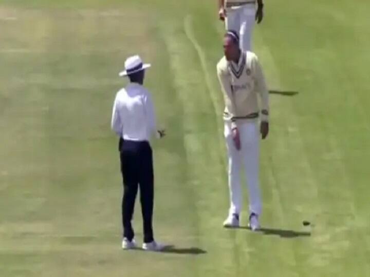 indian cricketer rahul chahar heat argument with umpire viral video Watch Video: கண்ணாடியை தரையில் வீசி நடுவரிடம் ராகுல் சாஹர் வாக்குவாதம்...!  - வைரல் வீடியோ