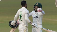 Bang vs Pak, 1 Test Match: প্রাথমিক ধাক্কা সামলে পাকিস্তানের বিরুদ্ধে লিটনের শতরান, মুশফিকুরের অর্ধশতরান