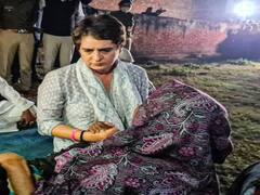 Priyanka Gandhi ने प्रयागराज में पीड़ित दलित परिवार से की मुलाकात, कहा- प्रदेश में कानून-व्यवस्था की खुलकर धज्जियां उड़ाई जा रही