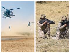 Military Exercise: जैसलमेर में भारतीय सेना का 'दक्षिण-शक्ति' युद्धाभ्यास, तीनों सेना और पुलिस के करीब 30 हजार जवान हुए शामिल