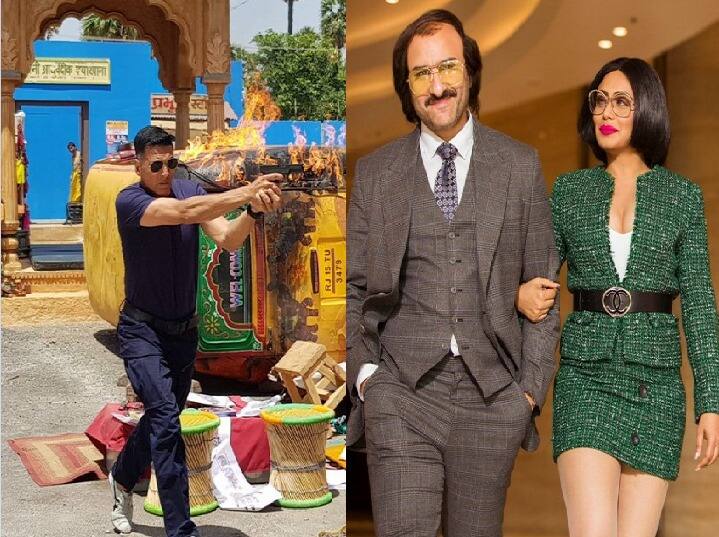 akshay kumar sooryavanshi vs bunty aur babli 2 box office Report Box Office Report:  बॉक्स ऑफिसवर सूर्यवंशीचा धमाका; 'बंटी और बबली 2' ची निराशा